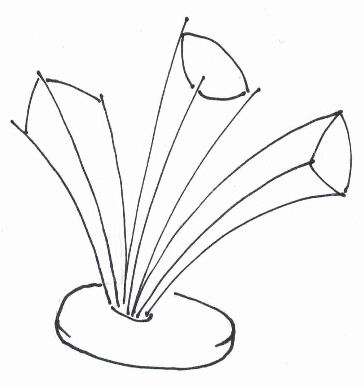 Drawing of lamp